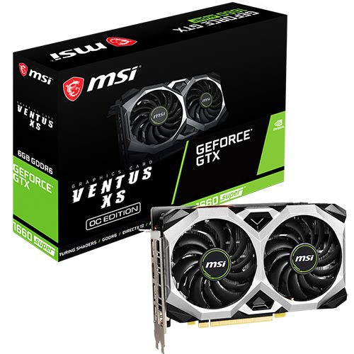 TRUNG TÂM DỊCH VỤ TIN HỌC NEWSTAR VGA MSI GeForce® GTX 1660 SUPER Ventus XS OC 6GB GDDR6